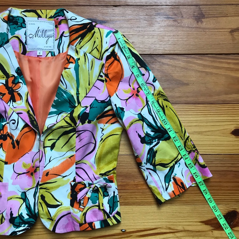 Milly of New York Floral Blazer, EUC, 6 - Picture 10 of 16